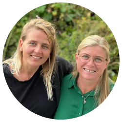 Katrine Larsen og Linda Gadsbøll